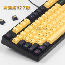 Load image into Gallery viewer, CHERRY PROFILE DYE-SUB CHEESE KEYCAPS