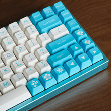 Load image into Gallery viewer, MAXKEY CYAN keycaps SA Double shot ABS keycaps