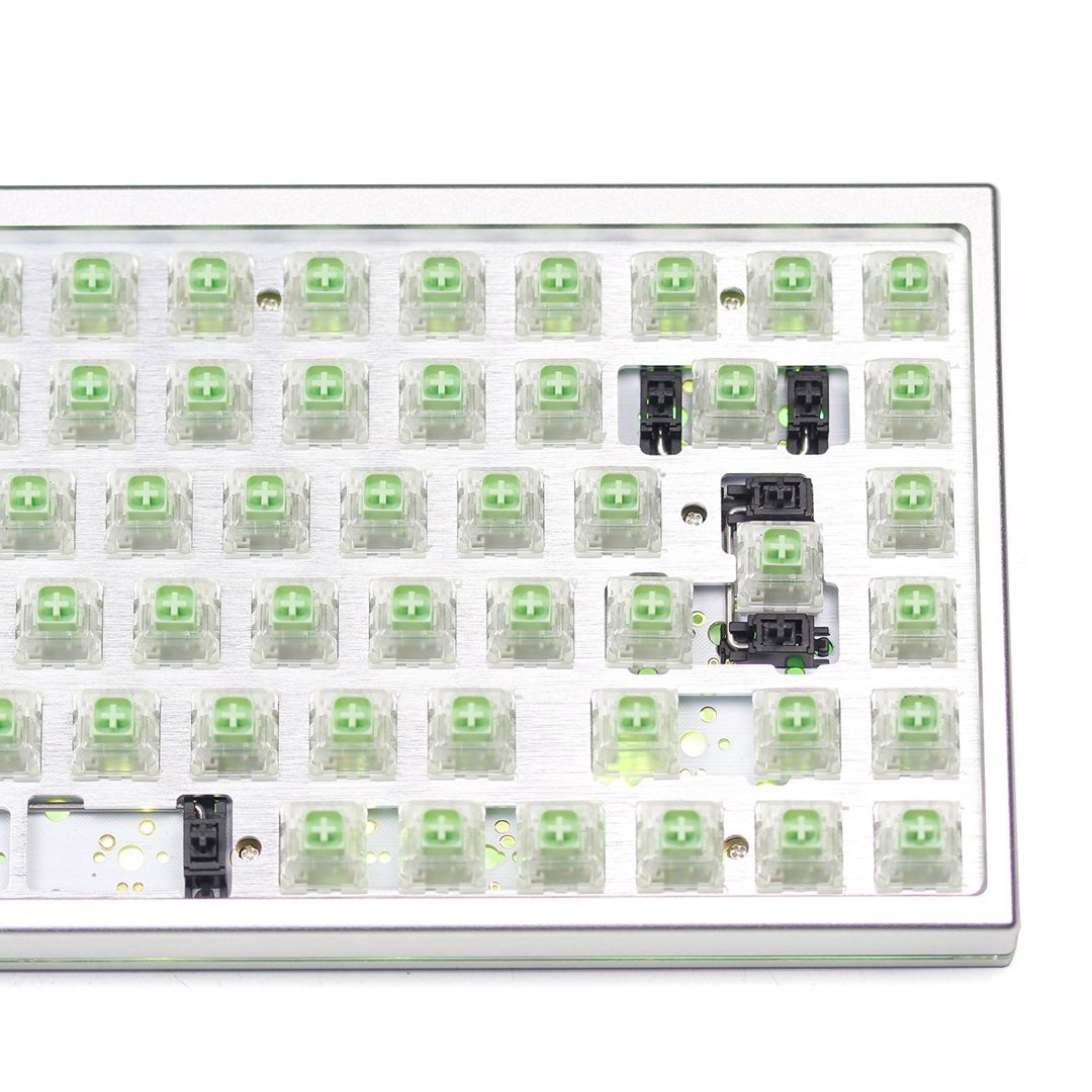 Fully assembled KBD75 V1 mechanical keyboard. – kbdfansmds.com