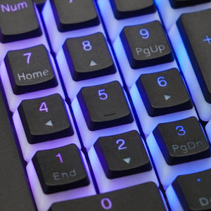 BACKLIT MECHANICAL KEYBOARD TRANSLUCENT KEYCAP 143 keys